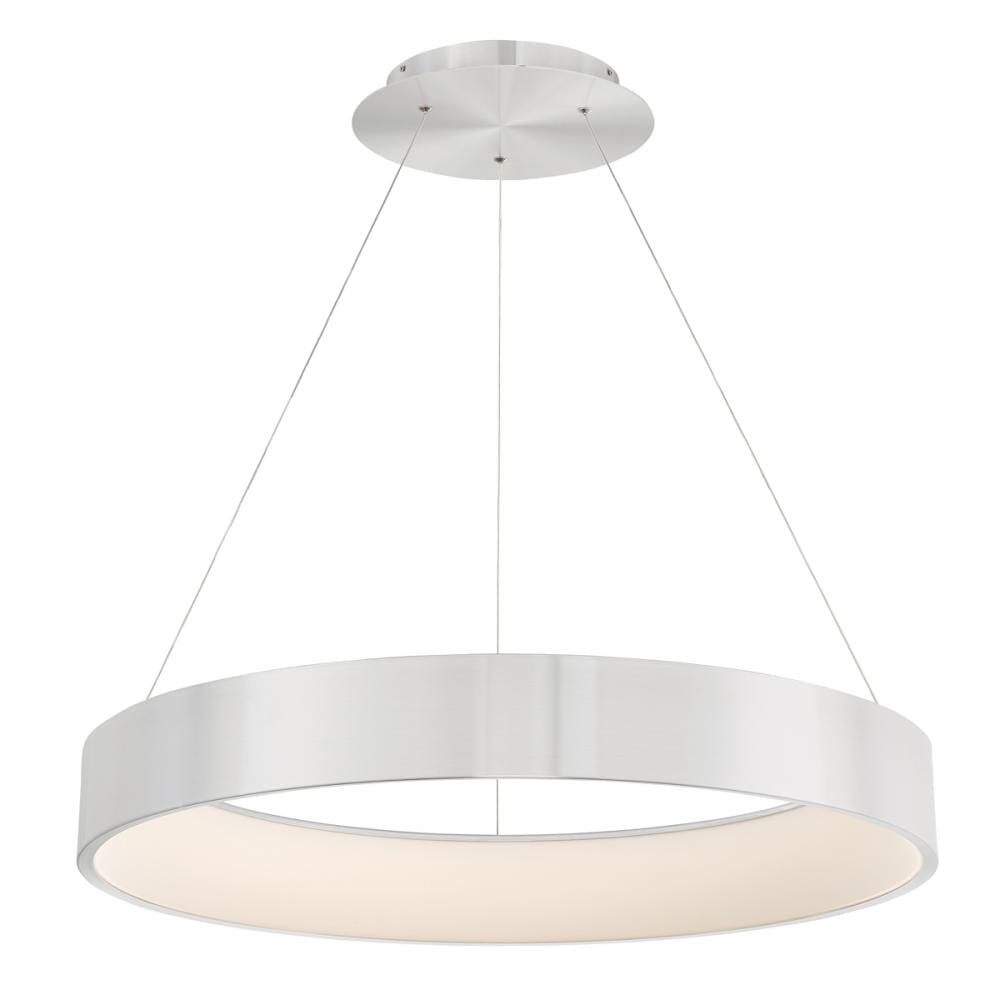 WAC Lighting Corso 1-Light LED Pendant in Brushed Aluminum