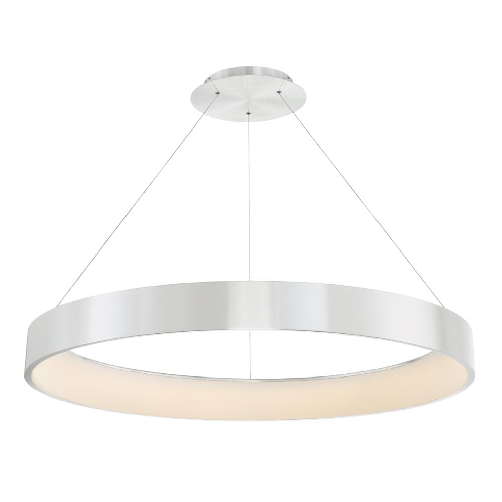 WAC Lighting Corso 1-Light LED Pendant in Brushed Aluminum