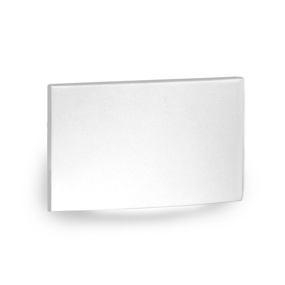 WAC Lighting 1-Light LED Low Voltage Horizontal Scoop Step and Wall Light in White