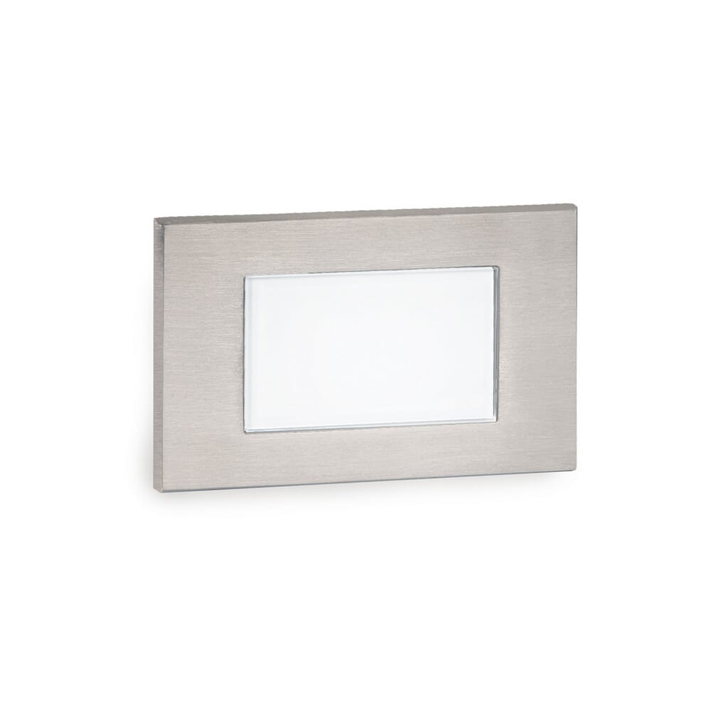 WAC Lighting 1-Light LED Low Voltage Diffused Step and Wall Light in Stainless Steel