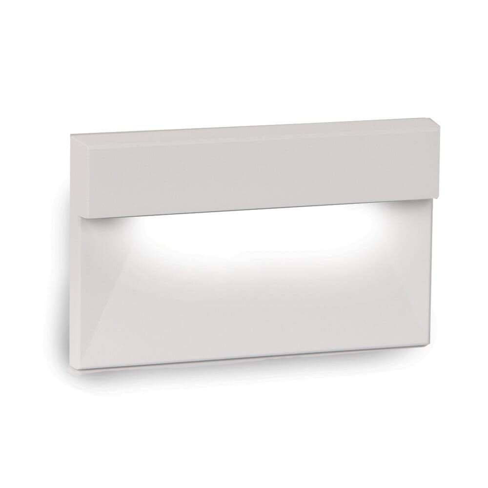 WAC Lighting 1-Light LED Low Voltage Horizontal LED Low Voltage Step and Wall Light in White