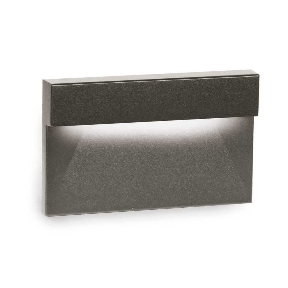 WAC Lighting 120V 1-Light LED Horizontal Ledge Step and Wall Light in Bronze