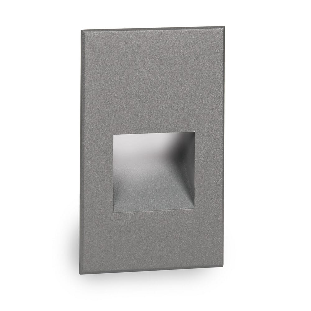 WAC Lighting 277V LEDme 1-Light Vertical Step and Wall Light in Graphite