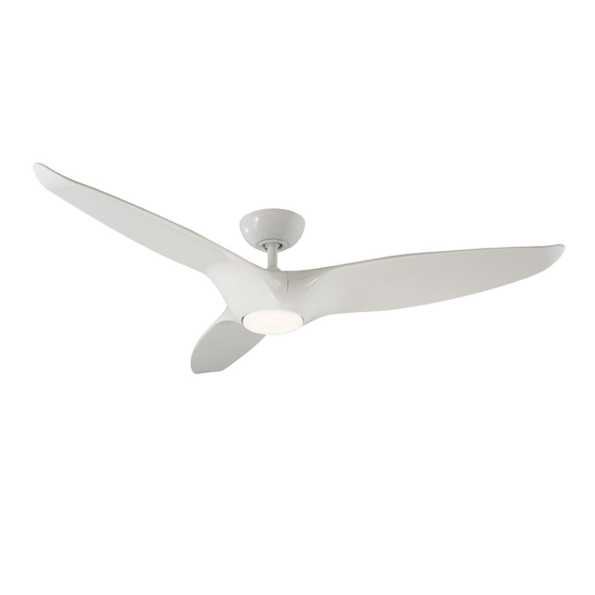 Modern Forms Morpheus III Outdoor 1-Light LED 60" Ceiling Fan in Gloss White