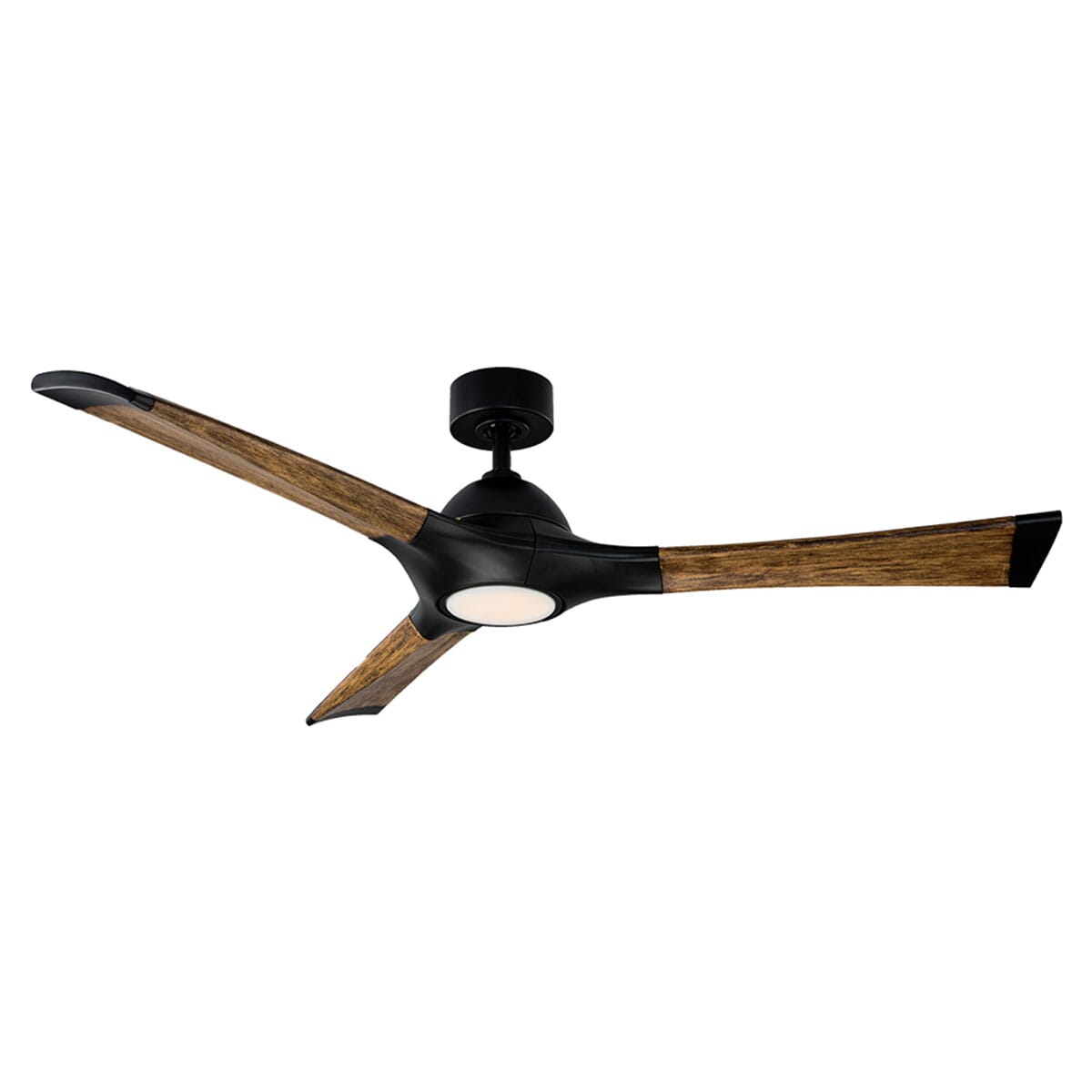 Modern Forms Woody Outdoor 1-Light LED 60" Ceiling Fan in Matte Black