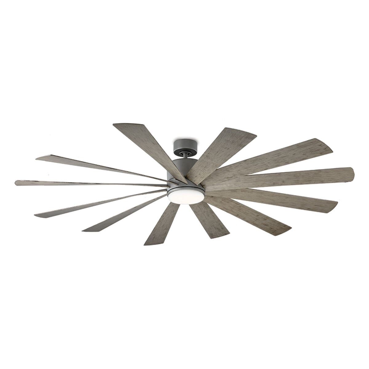 Modern Forms Windflower Outdoor 1-Light LED 80" Ceiling Fan in Graphite