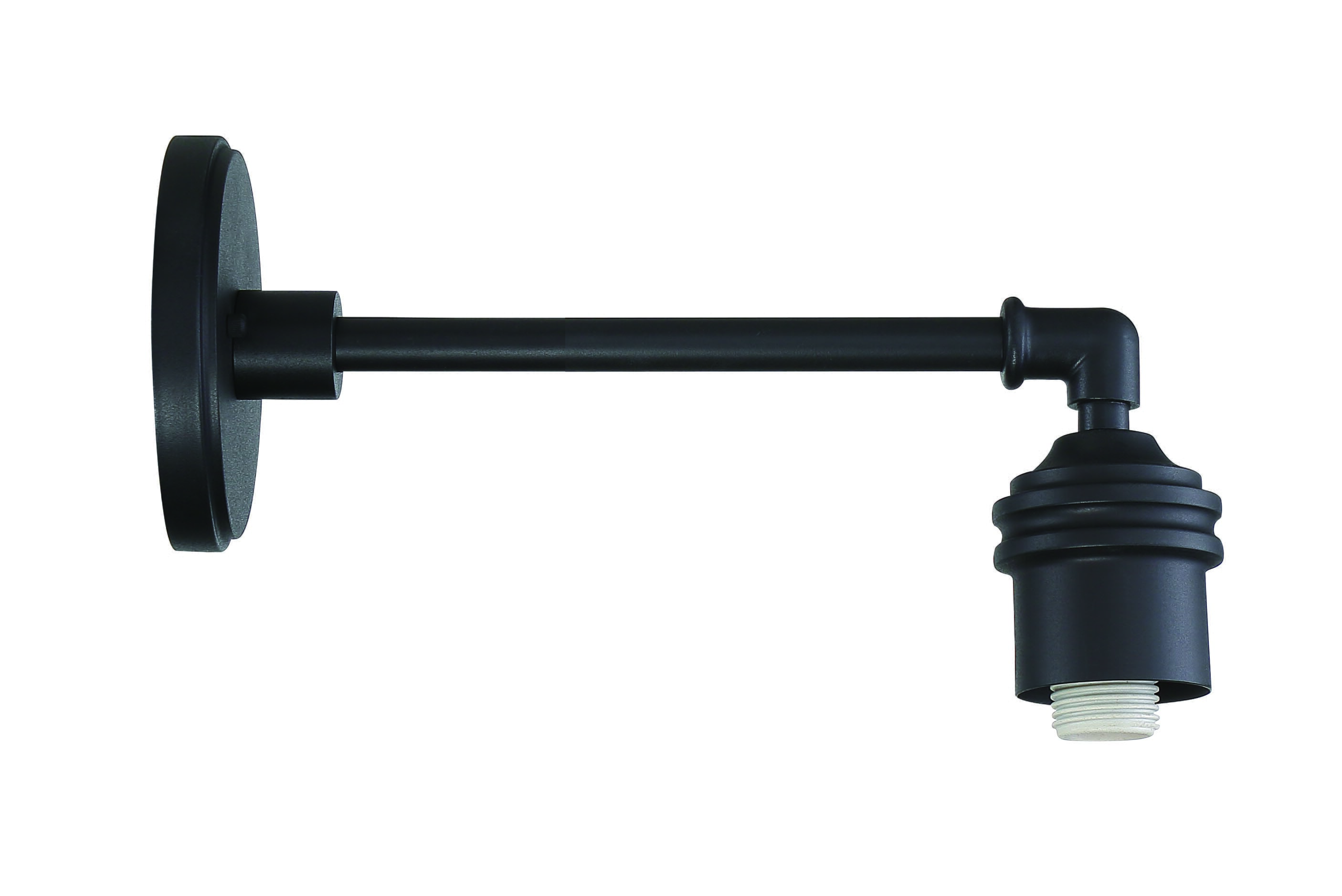 The Great Outdoors 8" RLM Lighting Wall Mount in Black