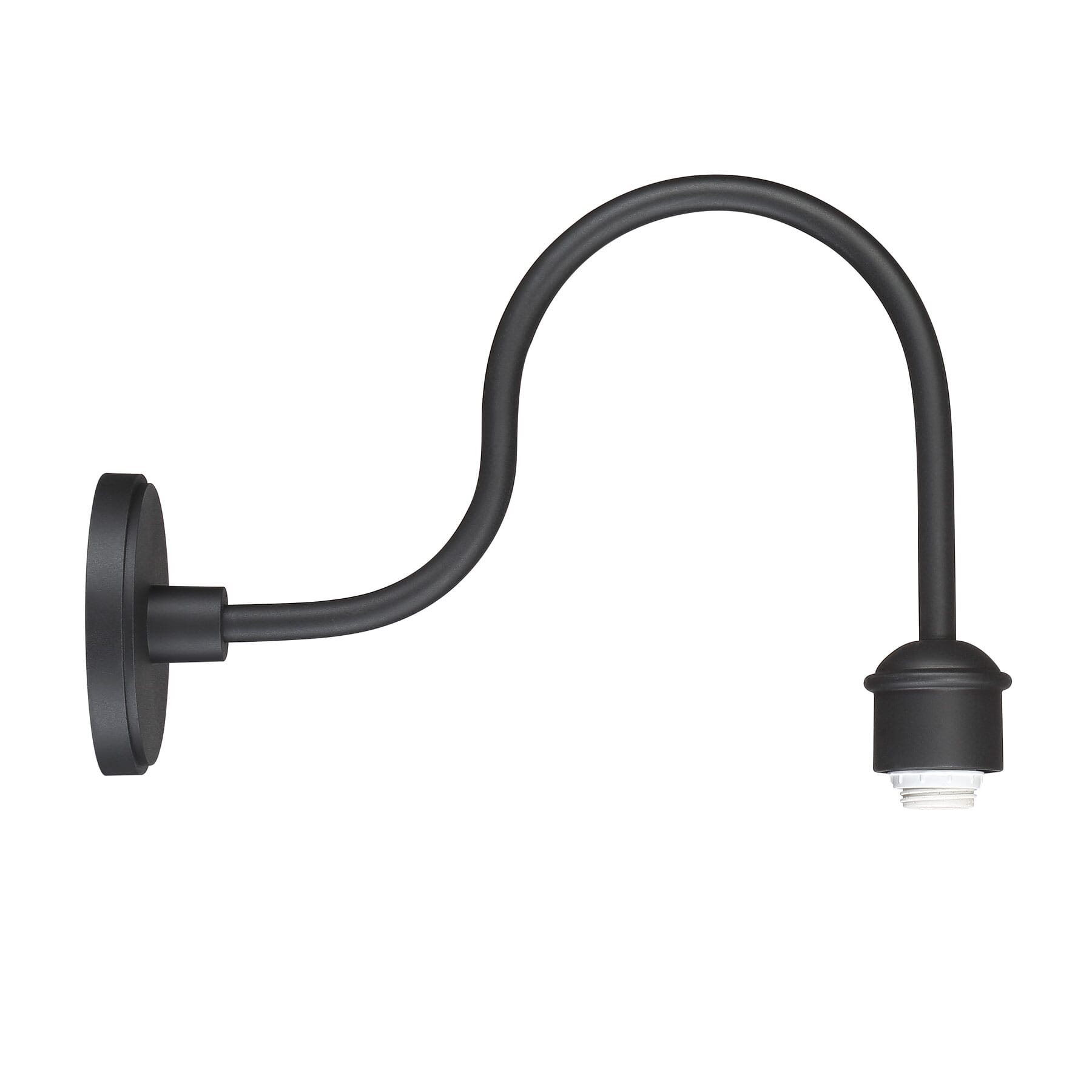 The Great Outdoors 12" RLM Lighting Wall Mount in Black