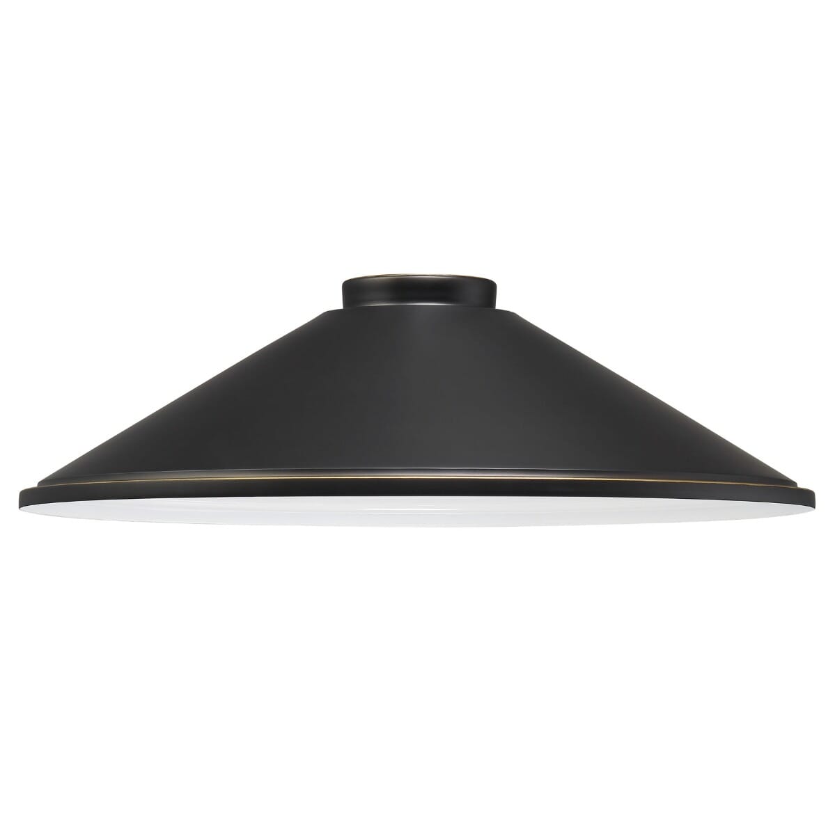 The Great Outdoors 5" RLM Lighting Shade in Oil Rubbed Bronze with Matte Gold