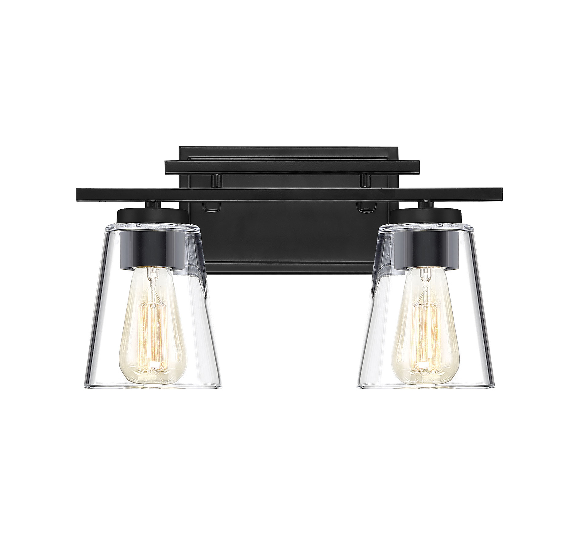 Savoy House Calhoun 2-Light Bathroom Vanity Light in Black