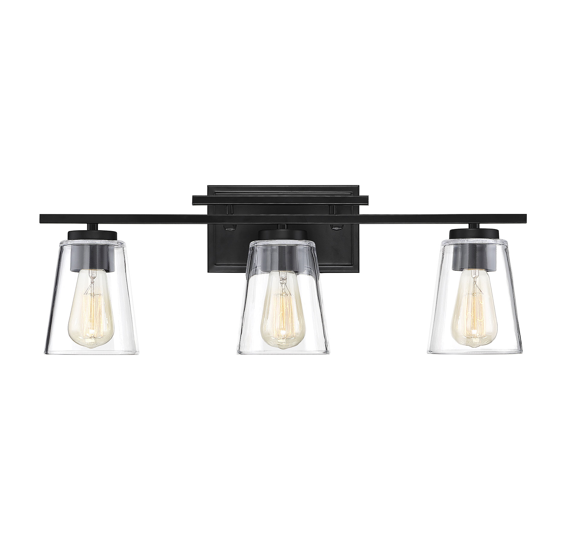 Savoy House Calhoun 3-Light Bathroom Vanity Light in Black