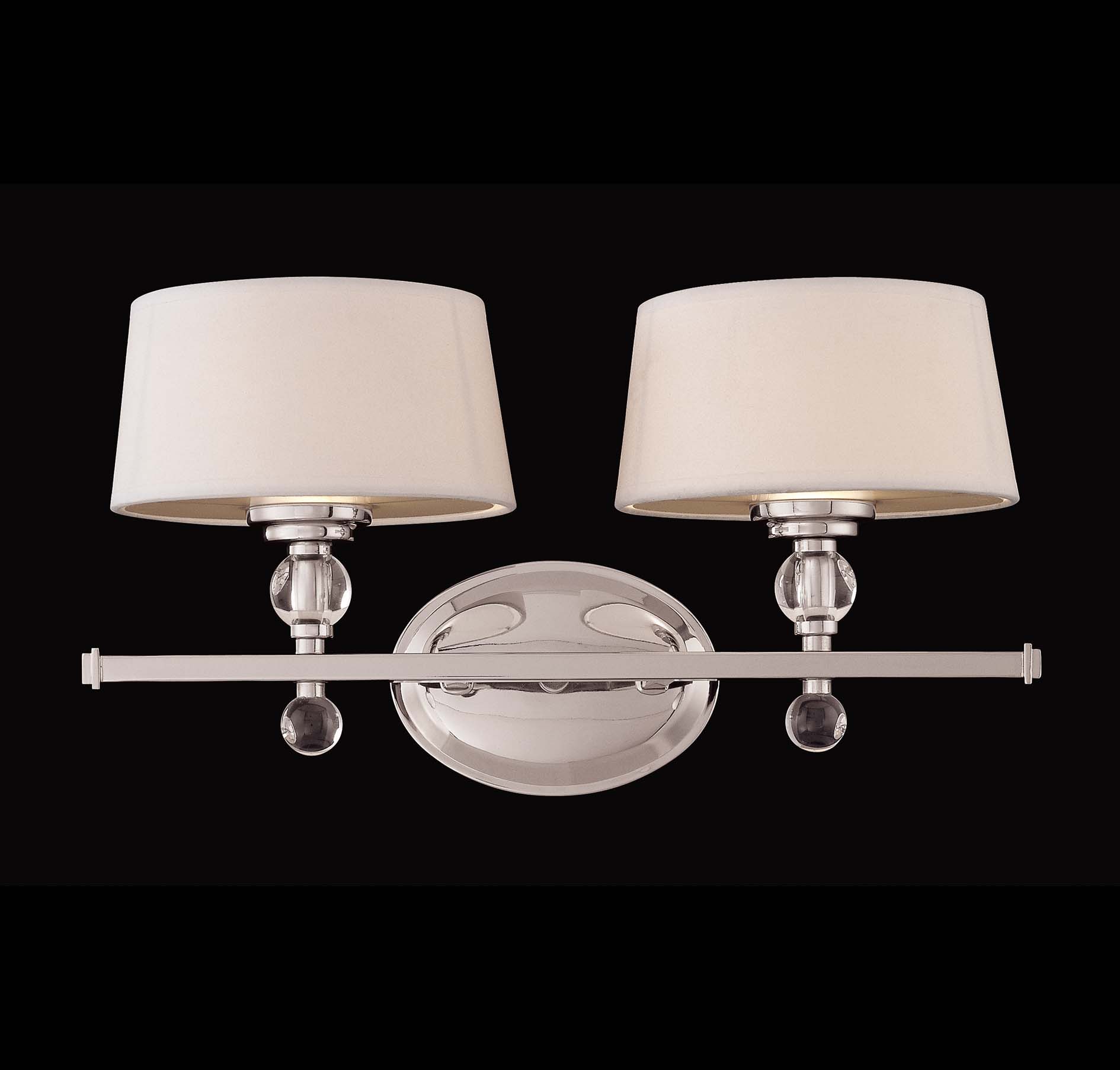 Savoy House Murren 2-Light Bathroom Vanity Light in Polished Nickel