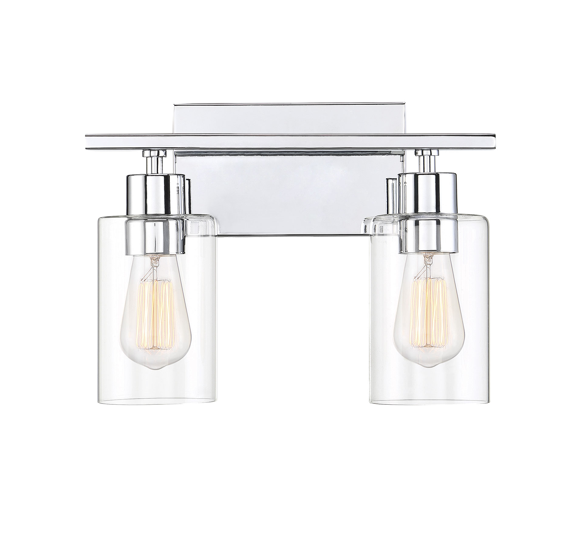 Savoy House Lambert 2-Light Bathroom Vanity Light in Polished Chrome