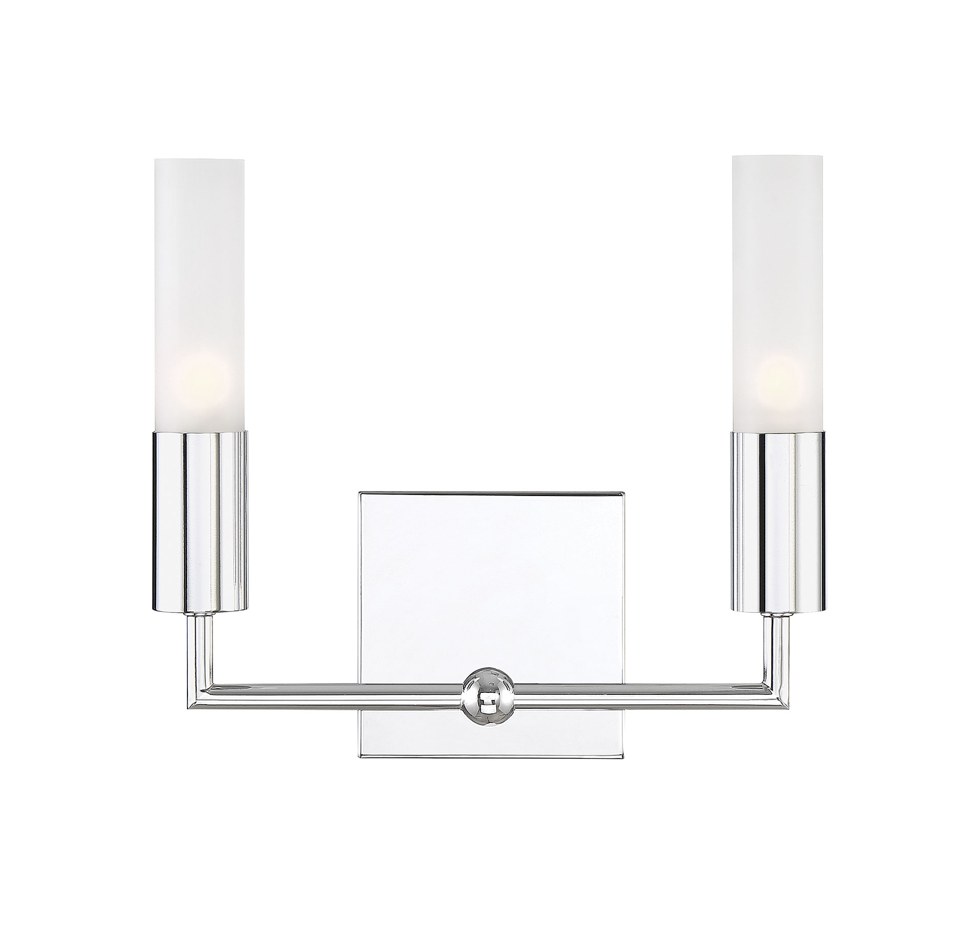 Savoy House Deacon by Brian Thomas 2-Light Bathroom Vanity Light in Polished Chrome