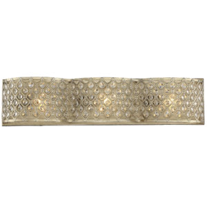 Savoy House Regis 3-Light Bathroom Vanity Light in Pyrite