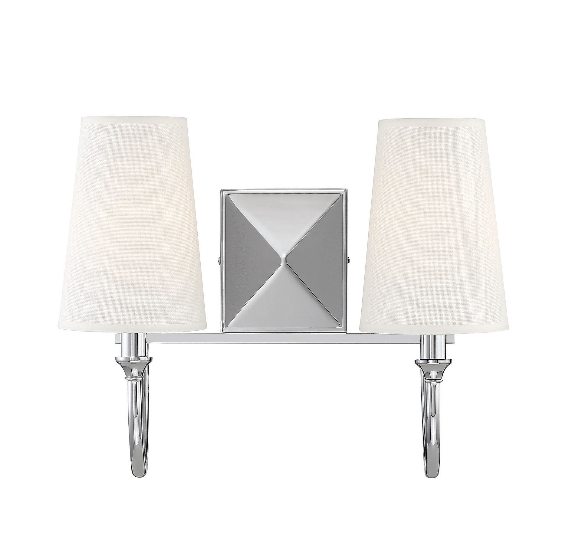 Savoy House Cameron 2-Light Bathroom Vanity Light in Polished Nickel