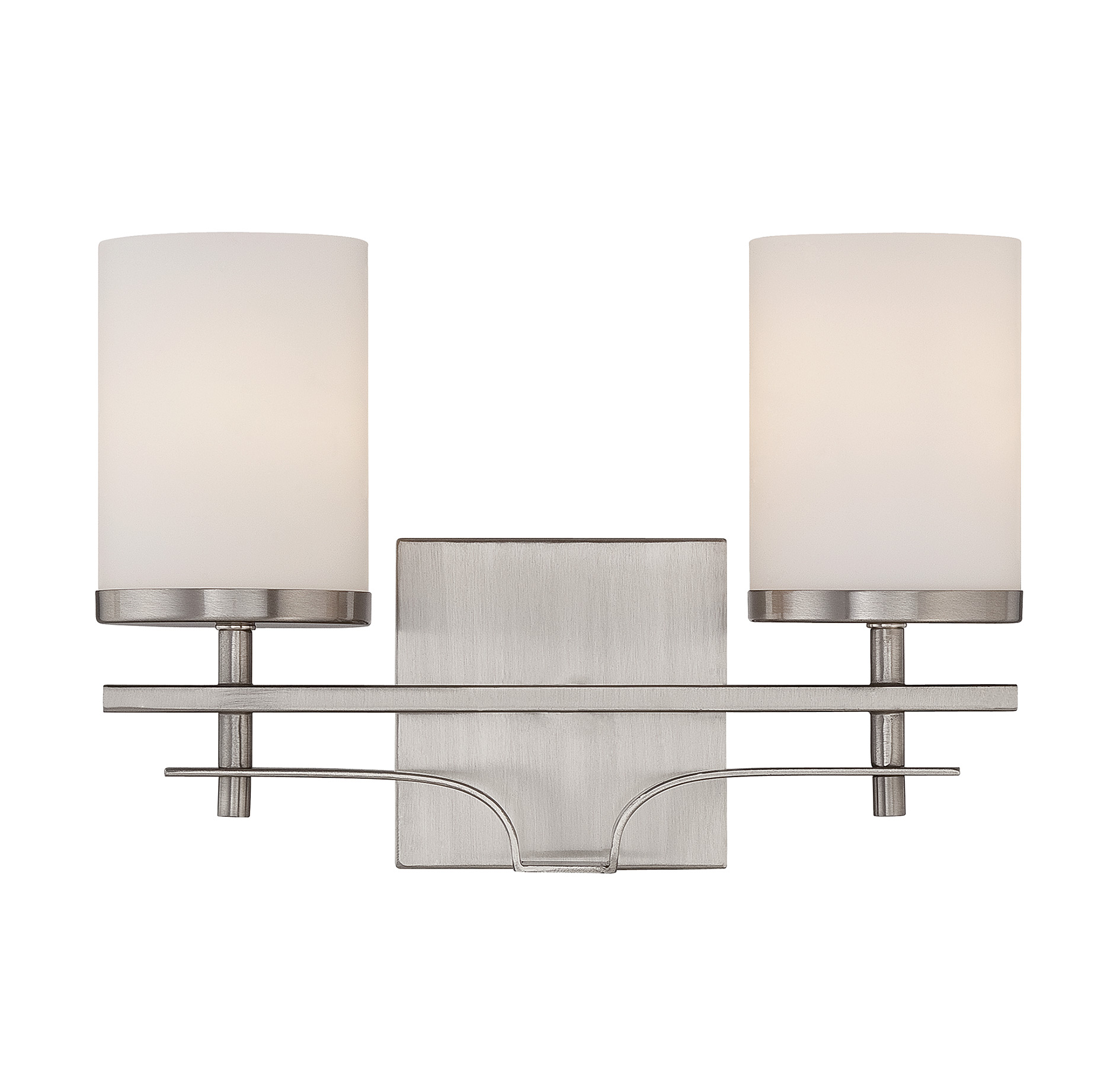 Savoy House Colton 2-Light Bathroom Vanity Light in Satin Nickel