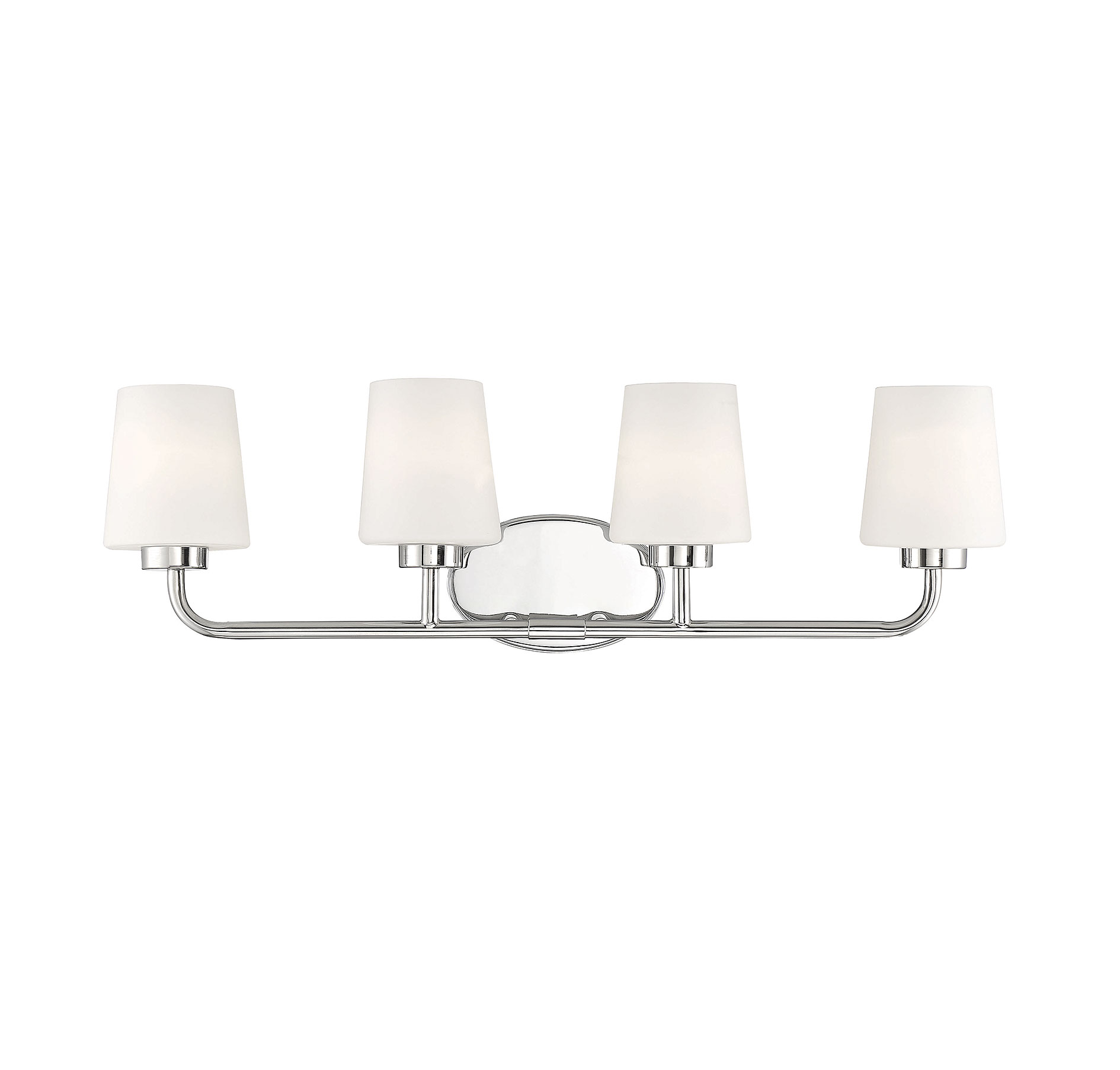 Savoy House Capra 4-Light Bathroom Vanity Light in Polished Nickel