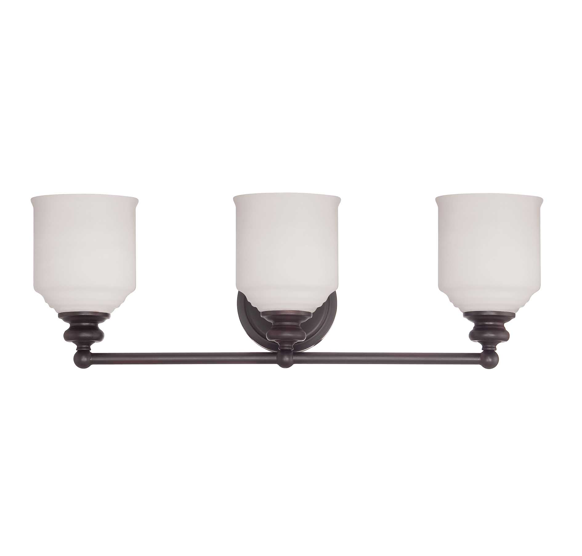 Savoy House Melrose by Brian Thomas 3-Light Bathroom Vanity Light In English Bronze