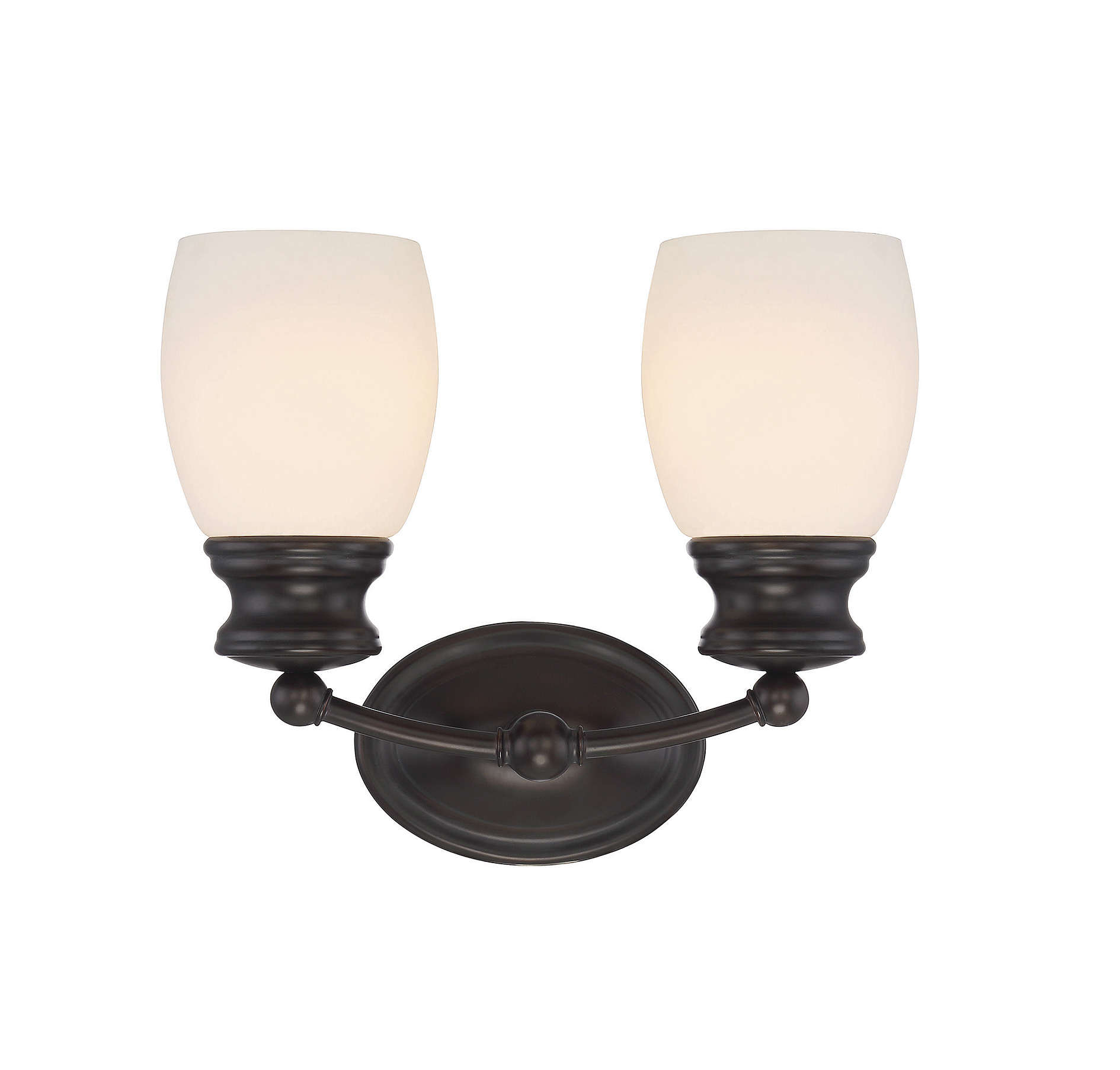 Savoy House Elise 2-Light Bathroom Vanity Light in English Bronze