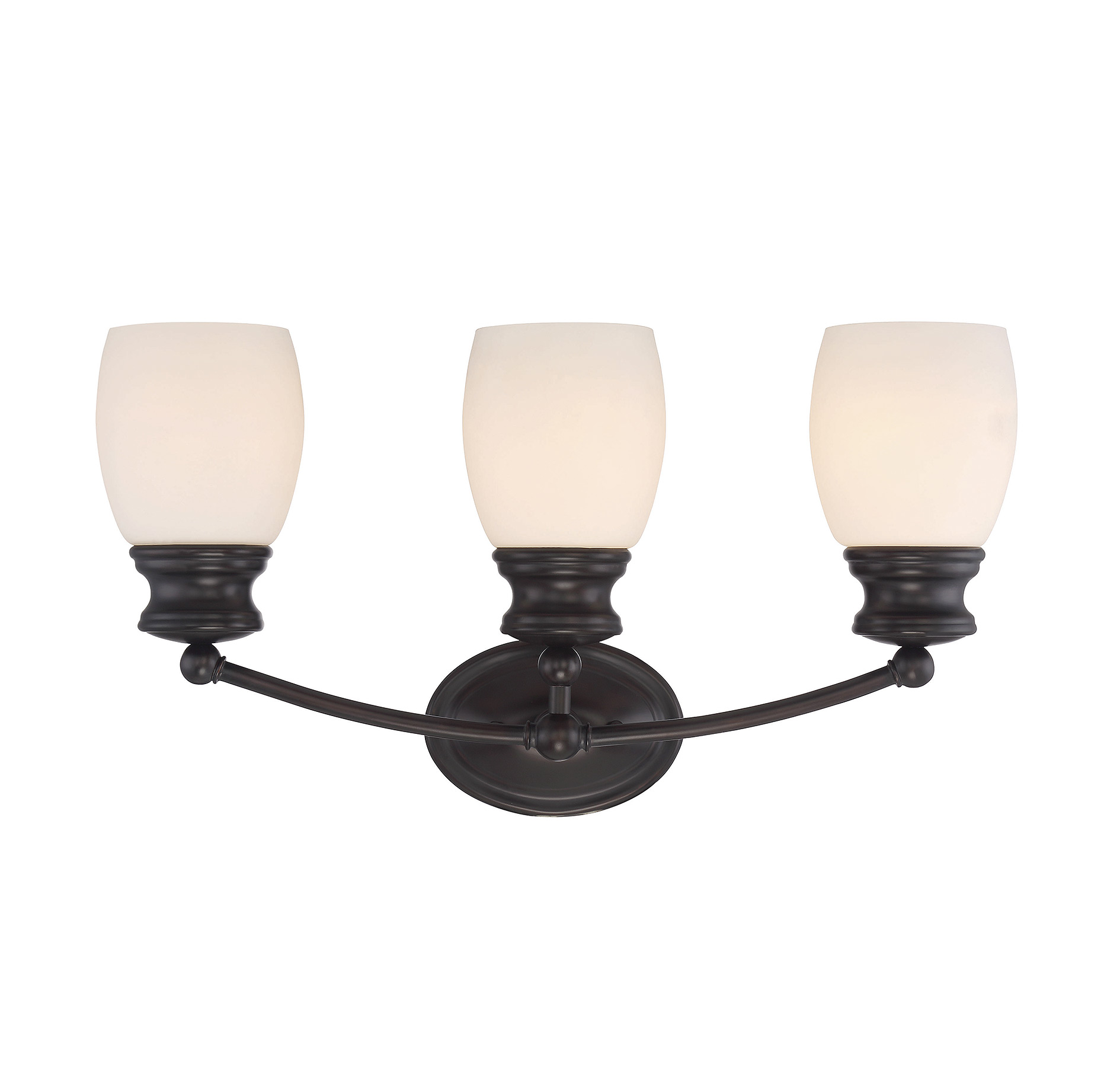 Savoy House Elise 3-Light Bathroom Vanity Light in English Bronze