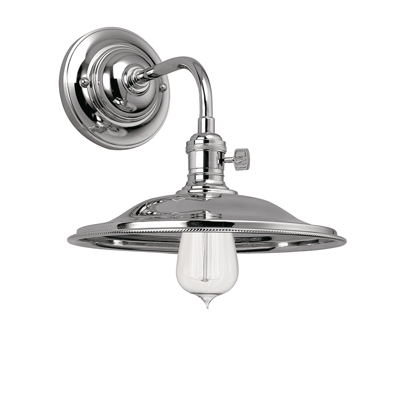 Hudson Valley Heirloom 9" Wall Sconce in Polished Nickel