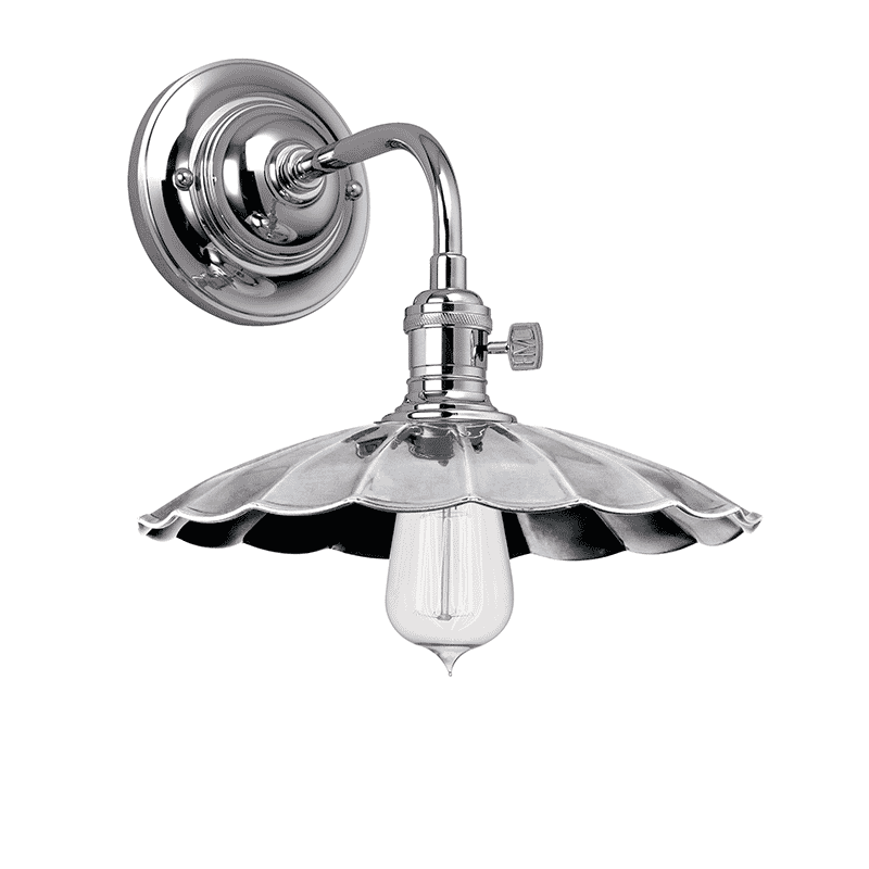 Hudson Valley Heirloom 9" Wall Sconce in Polished Nickel