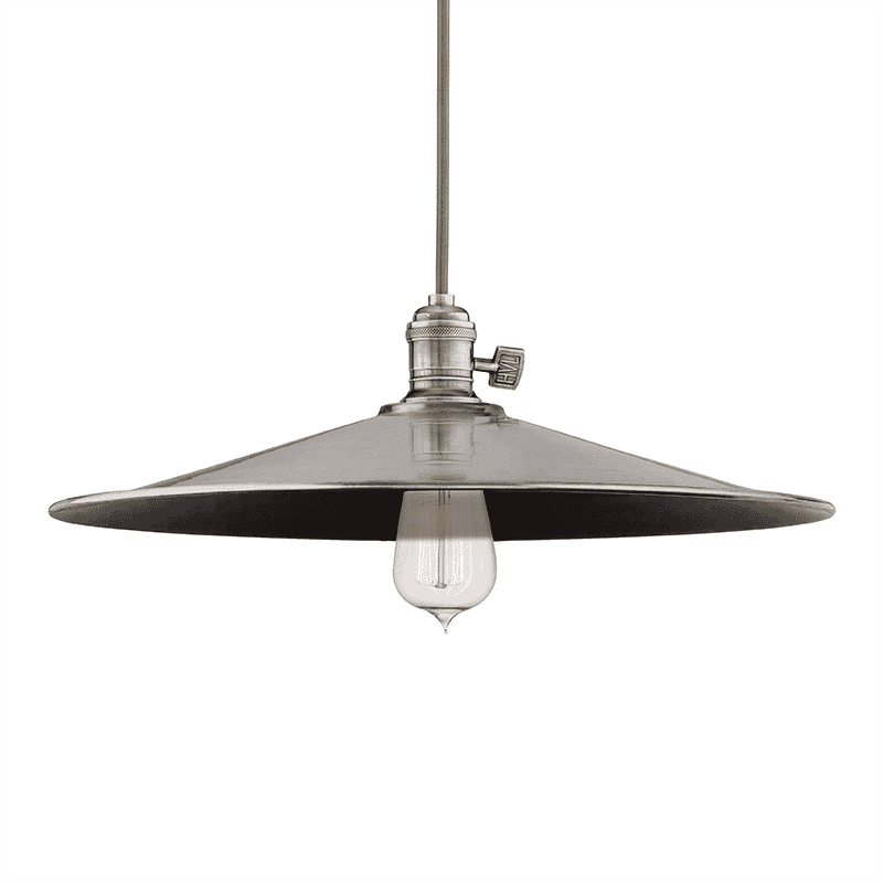 Hudson Valley Heirloom 7" Pendant Light in Historical Nickel