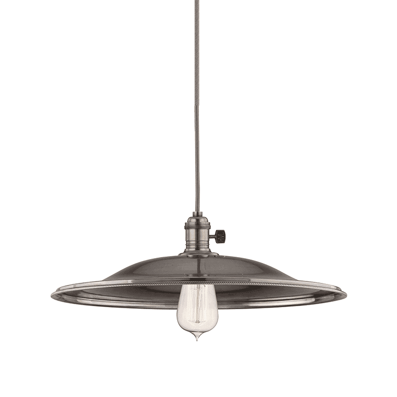 Hudson Valley Heirloom 7" Pendant Light in Historical Nickel