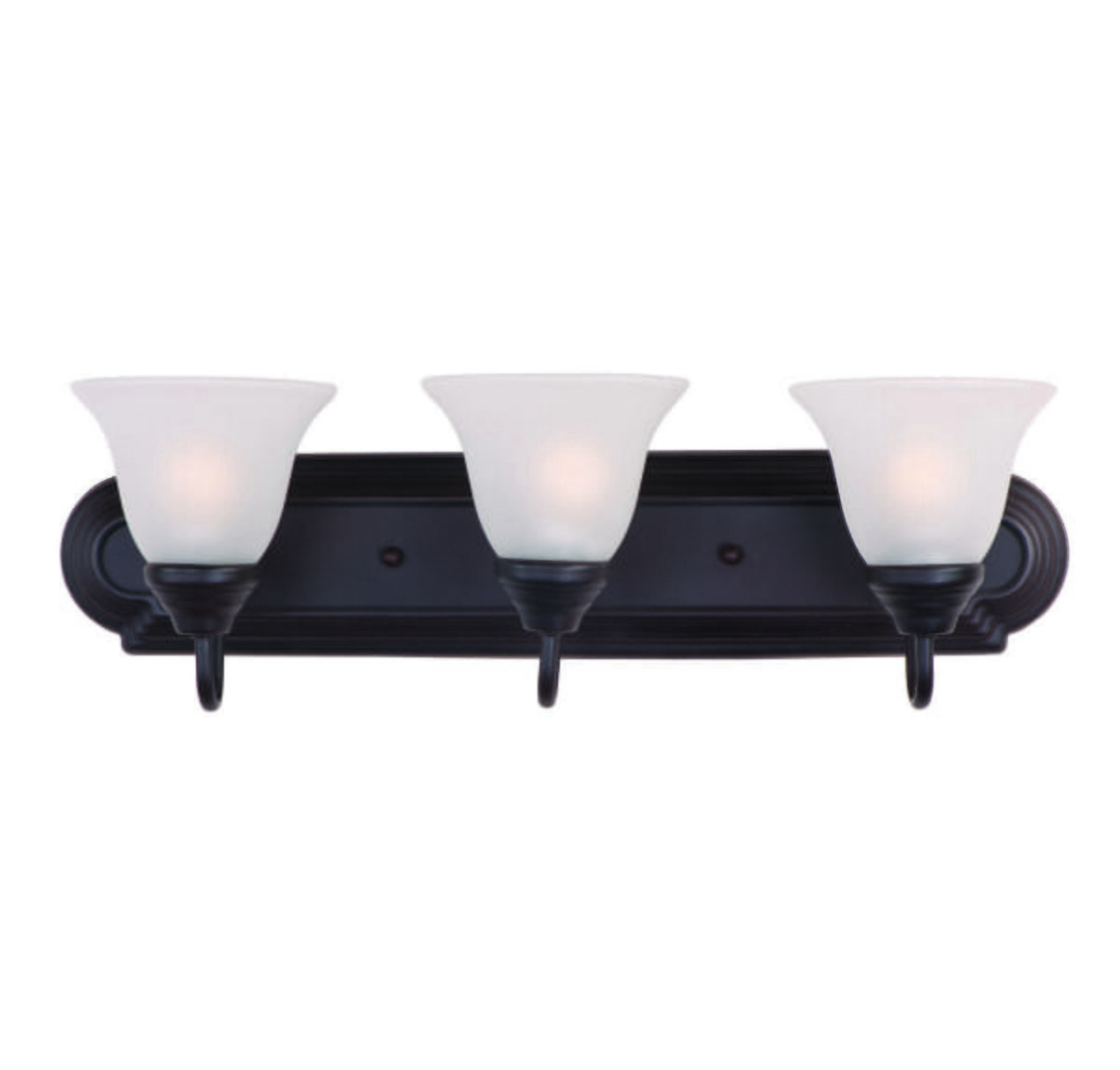 Maxim Lighting Essentials 3-Light Bathroom Vanity Light in Oil Rubbed Bronze