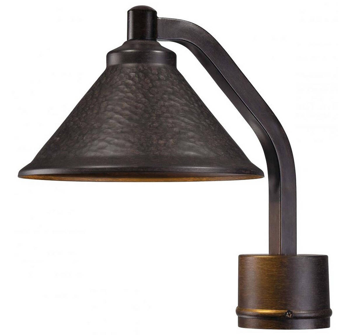 The Great Outdoors Kirkham 11" Outdoor Post Light in Aspen Bronze