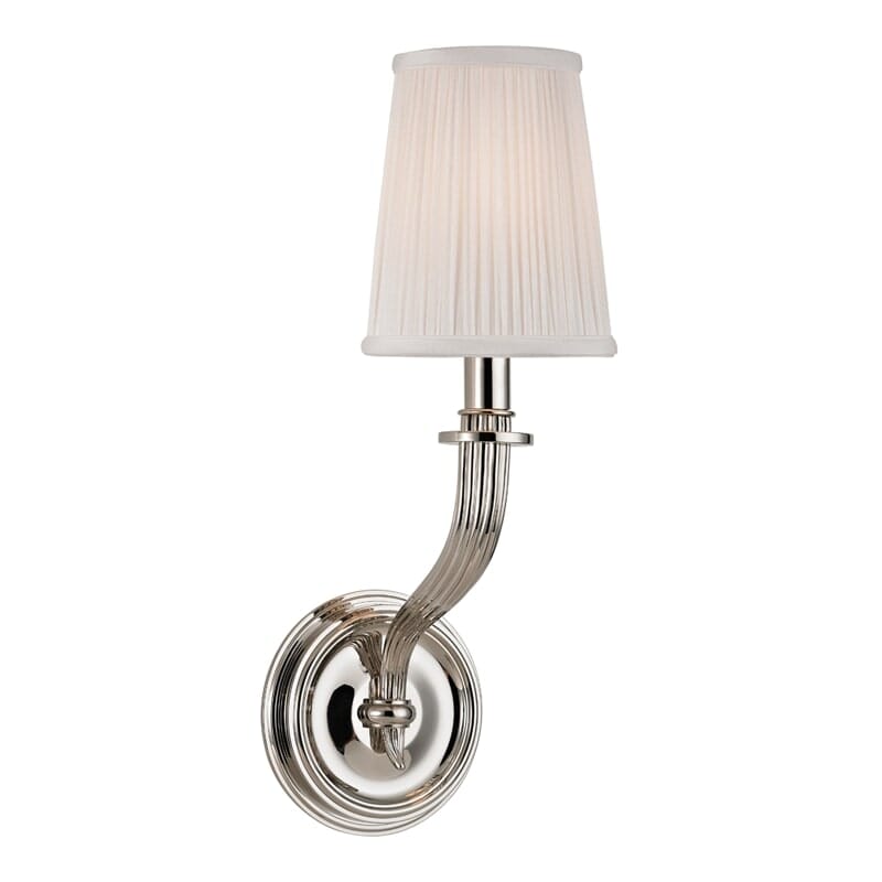 Hudson Valley Danbury 17" Wall Sconce in Polished Nickel