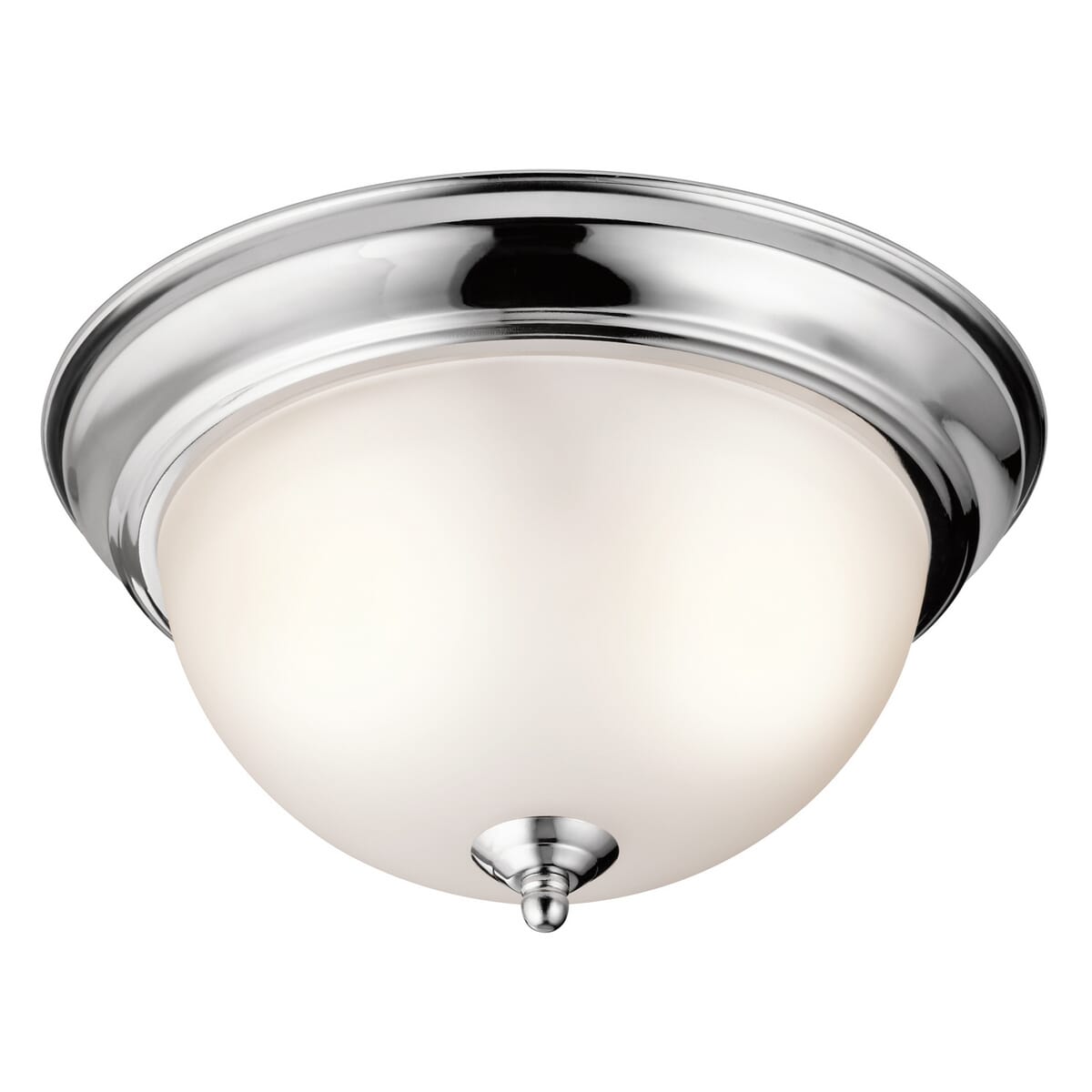 Kichler Signature 2-Light Flush Mount in Chrome Finish