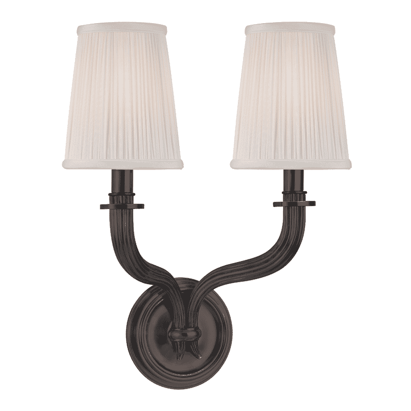 Hudson Valley Danbury 2-Light 17" Wall Sconce in Old Bronze