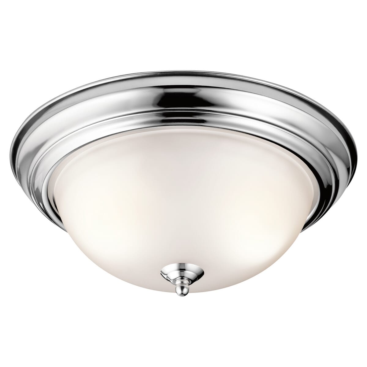 Kichler Signature 2-Light Flush Mount in Chrome