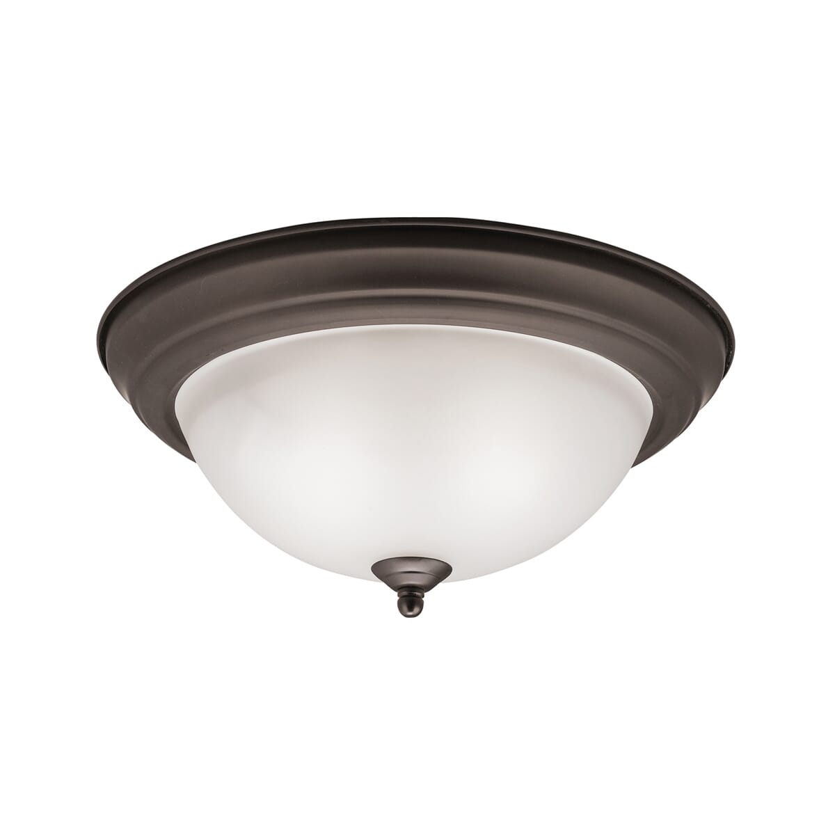 Kichler Signature 2-Light Flush Mount in Olde Bronze