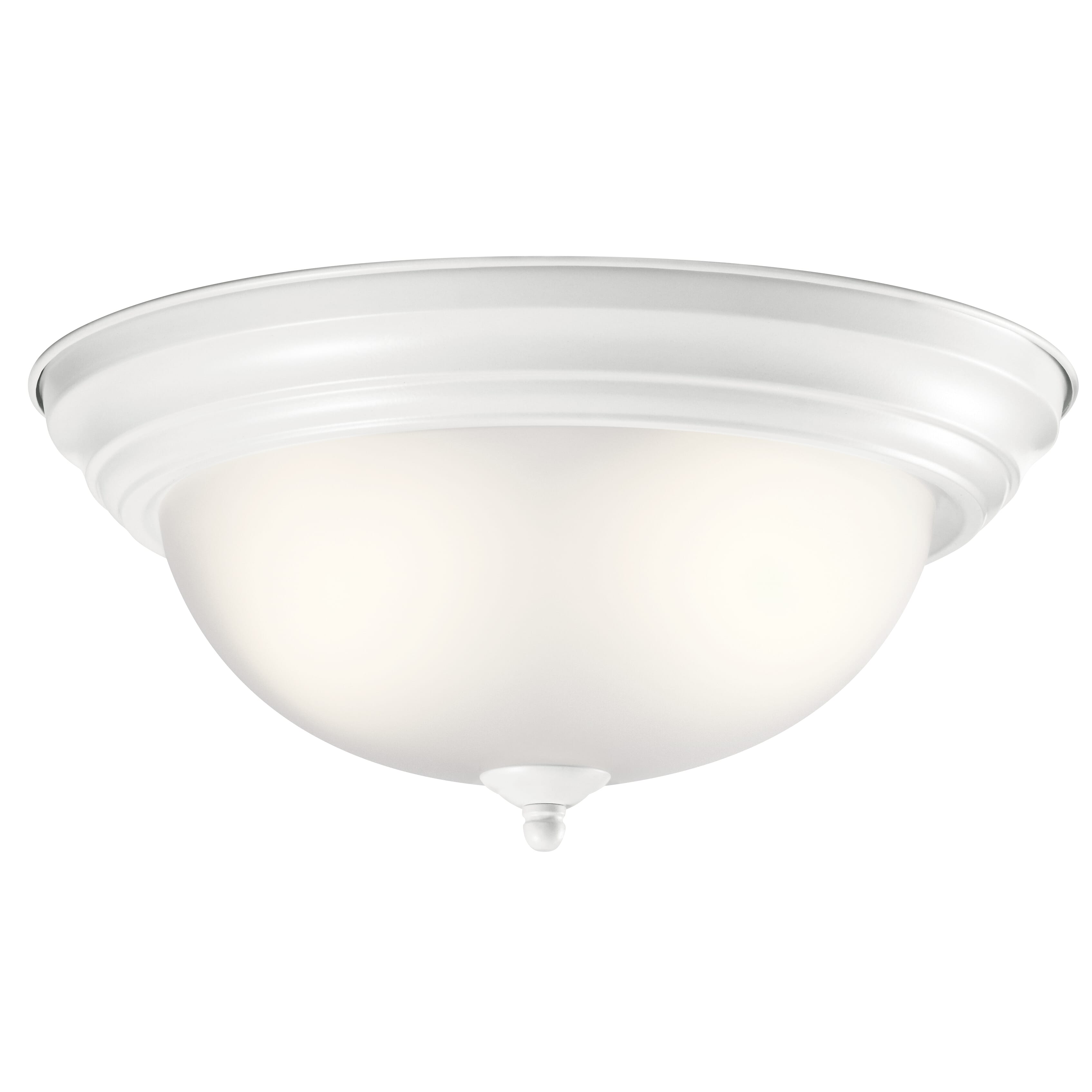 Kichler Ceiling Space 2-Light Ceiling Light in White