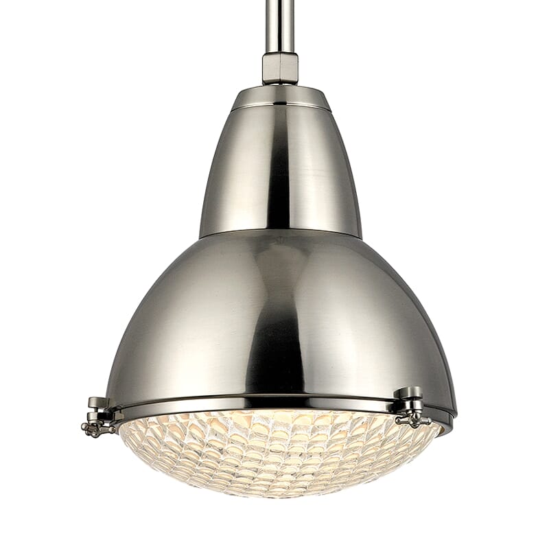 Hudson Valley Belmont 13" Pendant Light in Satin Nickel