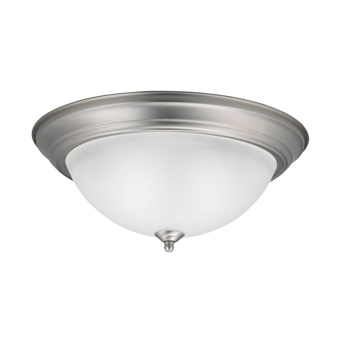 Kichler Signature 3-Light Flush Mount in Brushed Nickel