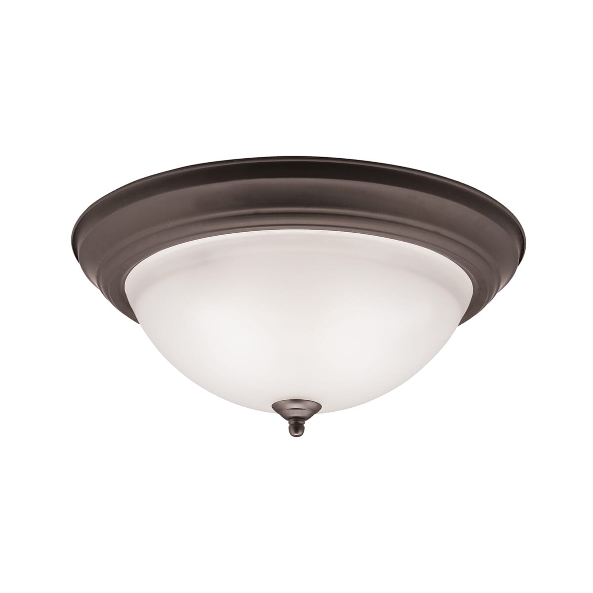 Kichler 3-Light Flush Mount in Olde Bronze