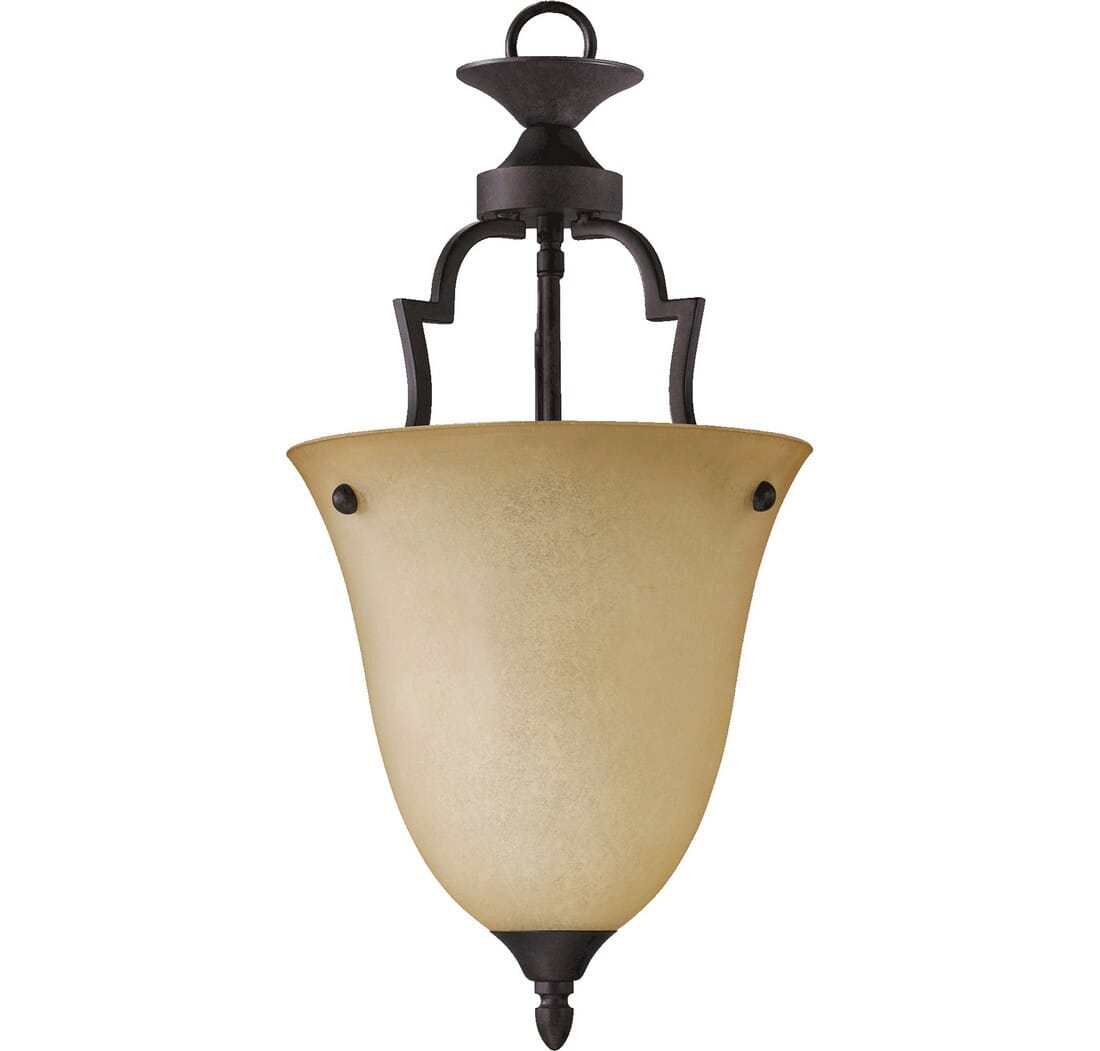 Quorum Coventry 11" Pendant Light in Toasted Sienna