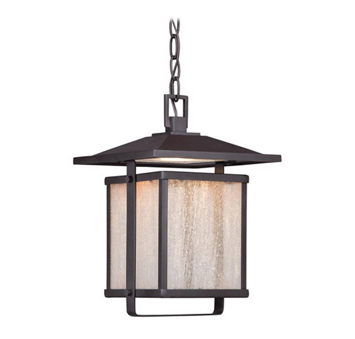 The Great Outdoors Hillsdale 13" Outdoor Hanging Light in Dorian Bronze