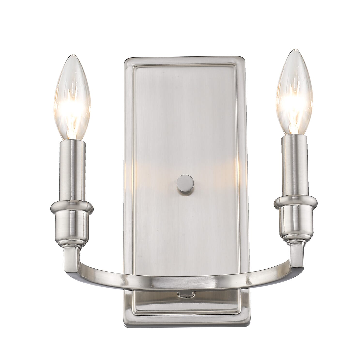 Golden Ellyn 2-Light 10" Wall Sconce in Pewter