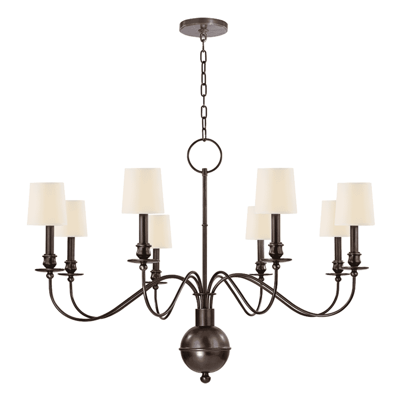 Hudson Valley Cohasset 8-Light Chandelier in Old Bronze