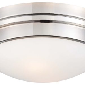 Minka Lavery Port Flush Ceiling Light in Chrome