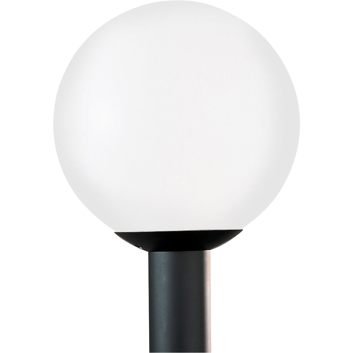 Sea Gull Globe 13" Outdoor Post Light in White Plastic