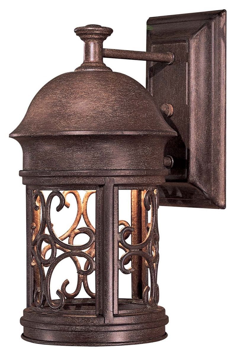 The Great Outdoors Sage Ridge 13" Outdoor Wall Light in Vintage Rust