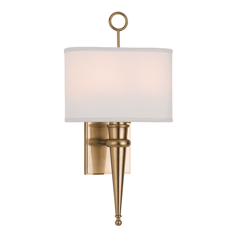 Hudson Valley Harmony 2-Light 19" Wall Sconce in Aged Brass