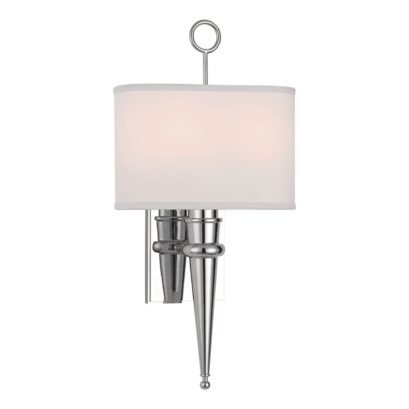 Hudson Valley Harmony 2-Light 19" Wall Sconce in Polished Nickel