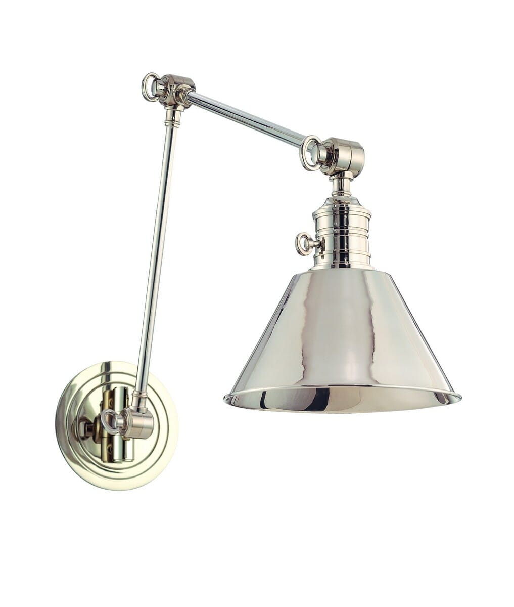 Hudson Valley Garden City 23" Wall Sconce in Polished Nickel